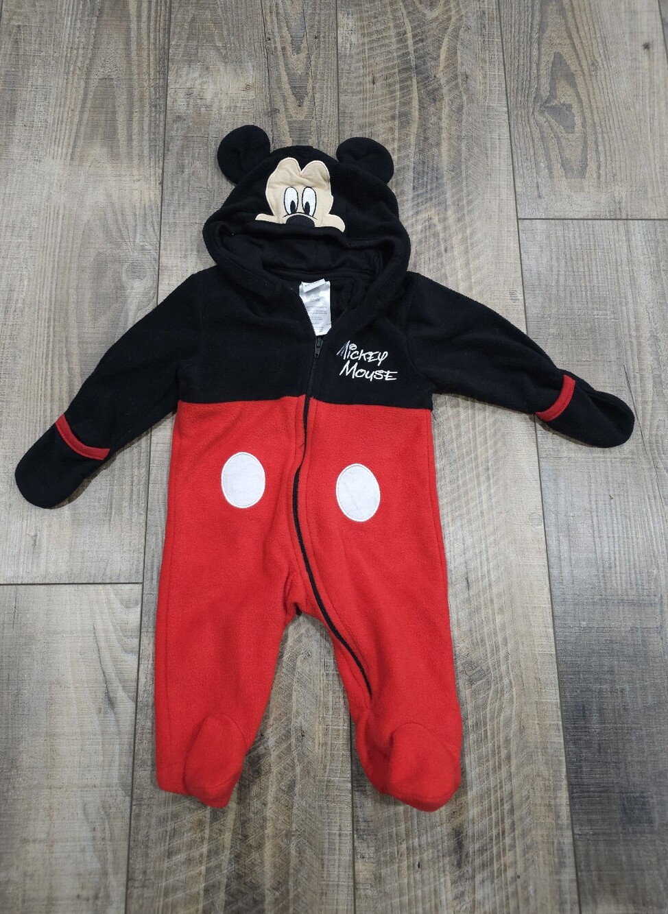 Mickey Mouse 0-3 Month Costume Sleeper Disney Baby Boy Halloween